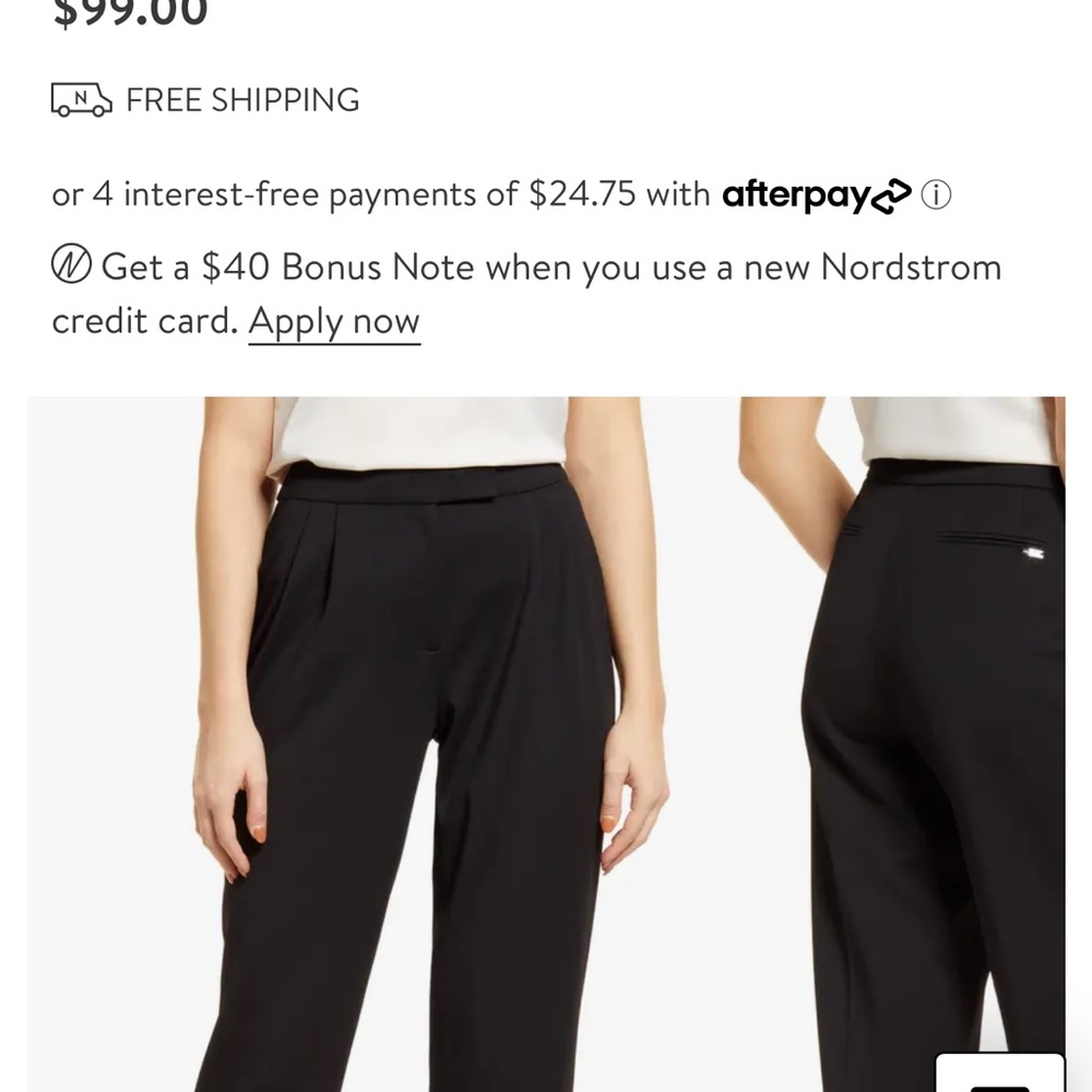 Selling pants because they no longer fit